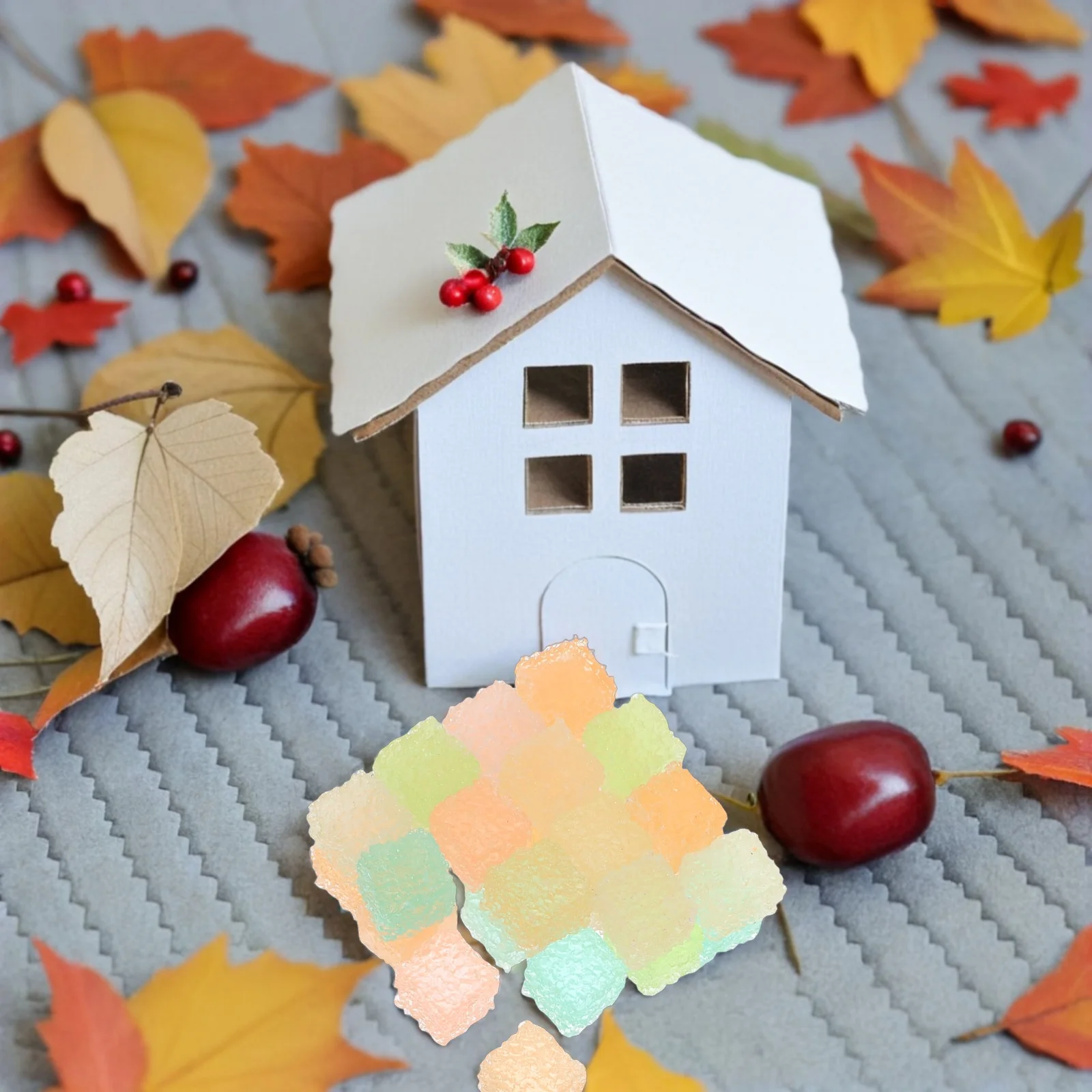 30 Stück leuchtende Würfel Zucker Charms Diy Süßigkeiten Handwerk Zubehör Telefon Fall Dekor Simulation Zucker Schmuck gefälschte Würfel Bulk Mini