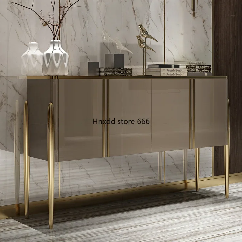 Light luxury dining side modern entrance cabinet simple Hong Kong locker