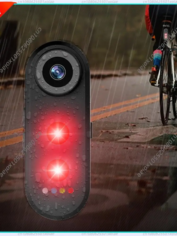 

Bike Camera with Tail Light W/ 150 Angle Camera Bicycle Radar Camera Taillight Radar Cycling Tail Light for Road Urban Cyclists