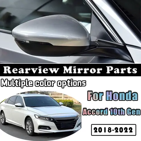 Copertura dello specchietto retrovisore dell'automobile per HONDA Accord 10th Generation 2018-2022 Porta laterale dell'ala Custodia a conchiglia Coperchio a conchiglia