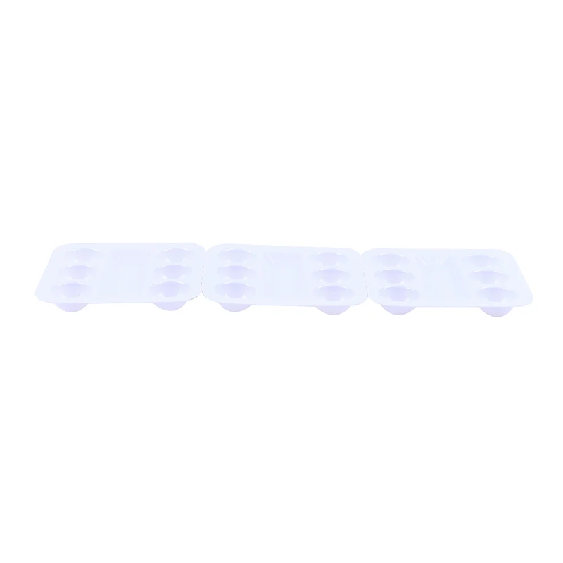 White Plastic Disposable 30pcs/Box Pigment Tray Color Palette Holder Adhesive Tattoo Ink Palet