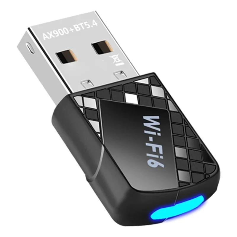 A42Z-AX900 USB Wifi 6 Bluetooth 5.4 Adapter 2In1 Dongle Dual Band 2.4G&5Ghz Network Wireless Receiver DRIVER FREE For W10/11