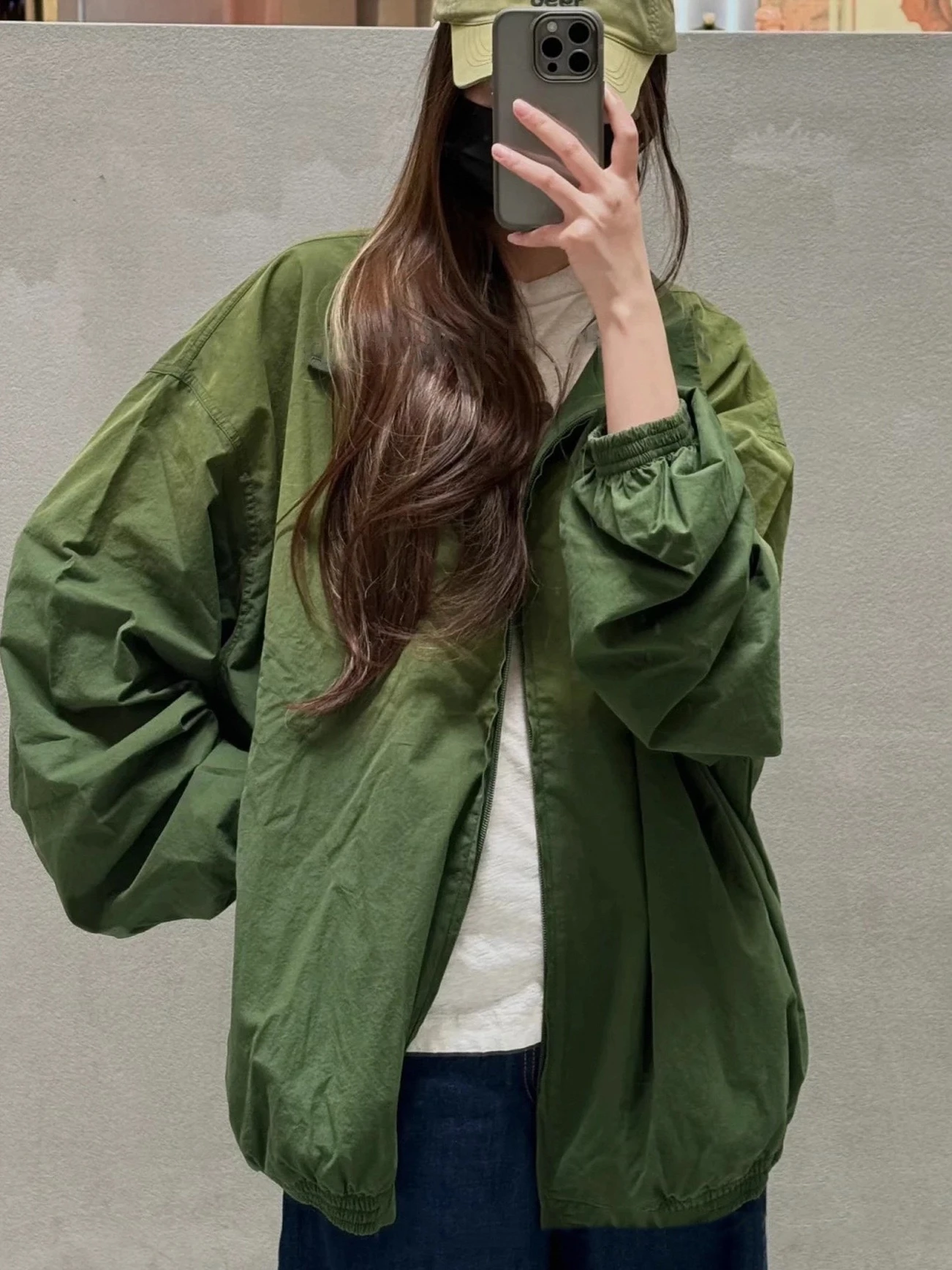 

ex Zipper Jaet Letter Print Stand Collar Autumn New Arrival High Version Neutral Sle Loose Fit Fem And M Outerwear