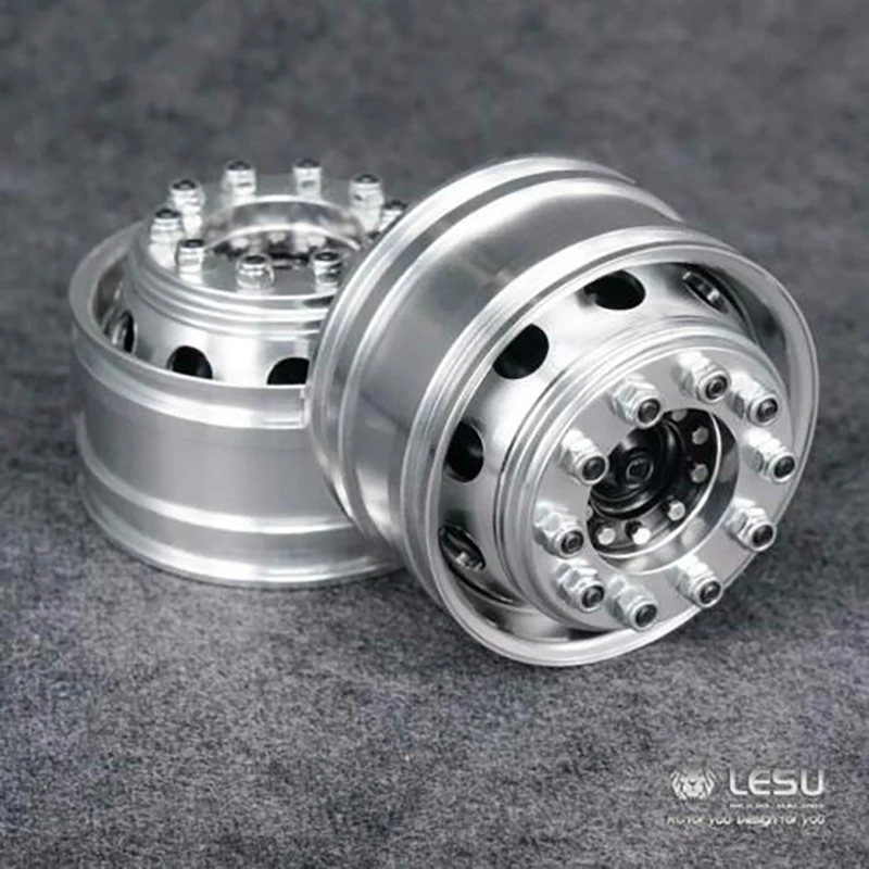 

LESU Front Metal Wheel Hub 1/14 RC Tamiyay King Axles Tractor Truck Outdoor Toys TH16385