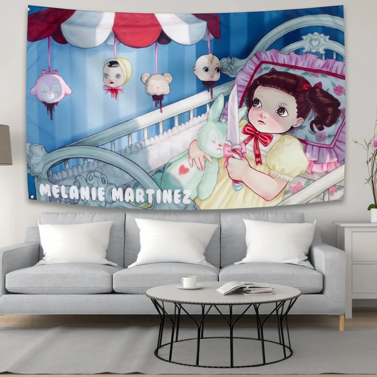 90x150 Melanie Martinezs Flag Posters Crying Child Tapestry Home Decorating Room Cute Girl