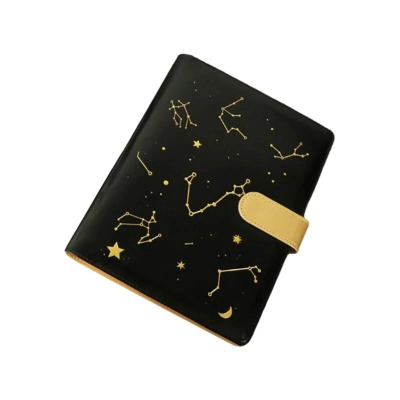 97QB Stationery Notebook Lose Leaf Notebook Business Notebook Constellations Journal