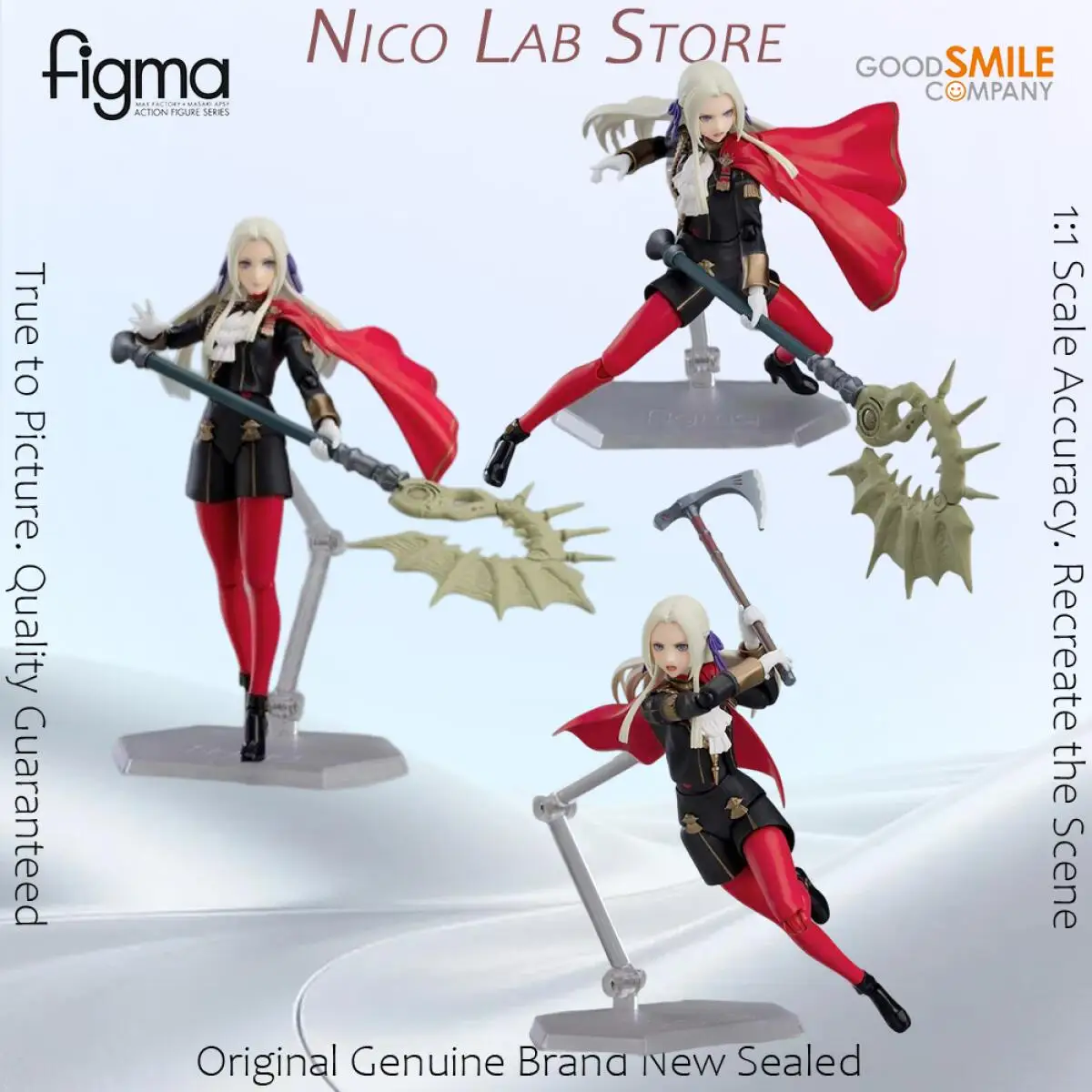 Original In Stock Good Smile Figma Edelgard Von Hresvelg Figure Anime Fire Emblem Three Houses Genuine Action Model Boxed Toy