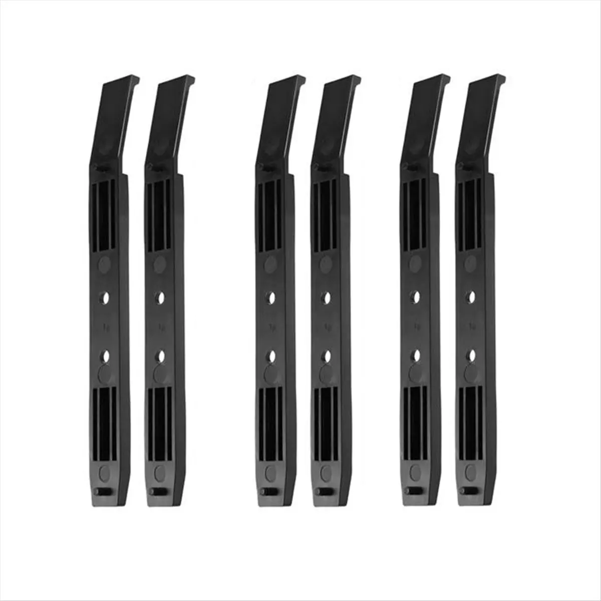 A40I 3Pairs Hard Drive Rails Chassis Cage Accessories Drive Bay Slider Plastic Rails for 3.5 to 5.25 Hard Drive Tray