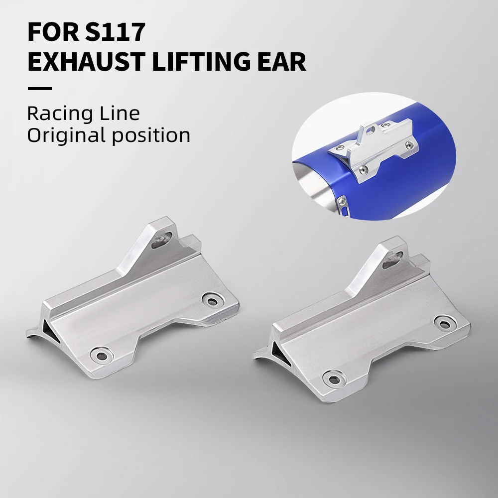 

Aluminum Alloy Motorcycle Exhaust Pipe Bracket with Clamp Rivet Bracket Fitting for S117 Motorcycle Exhaust Mufflers