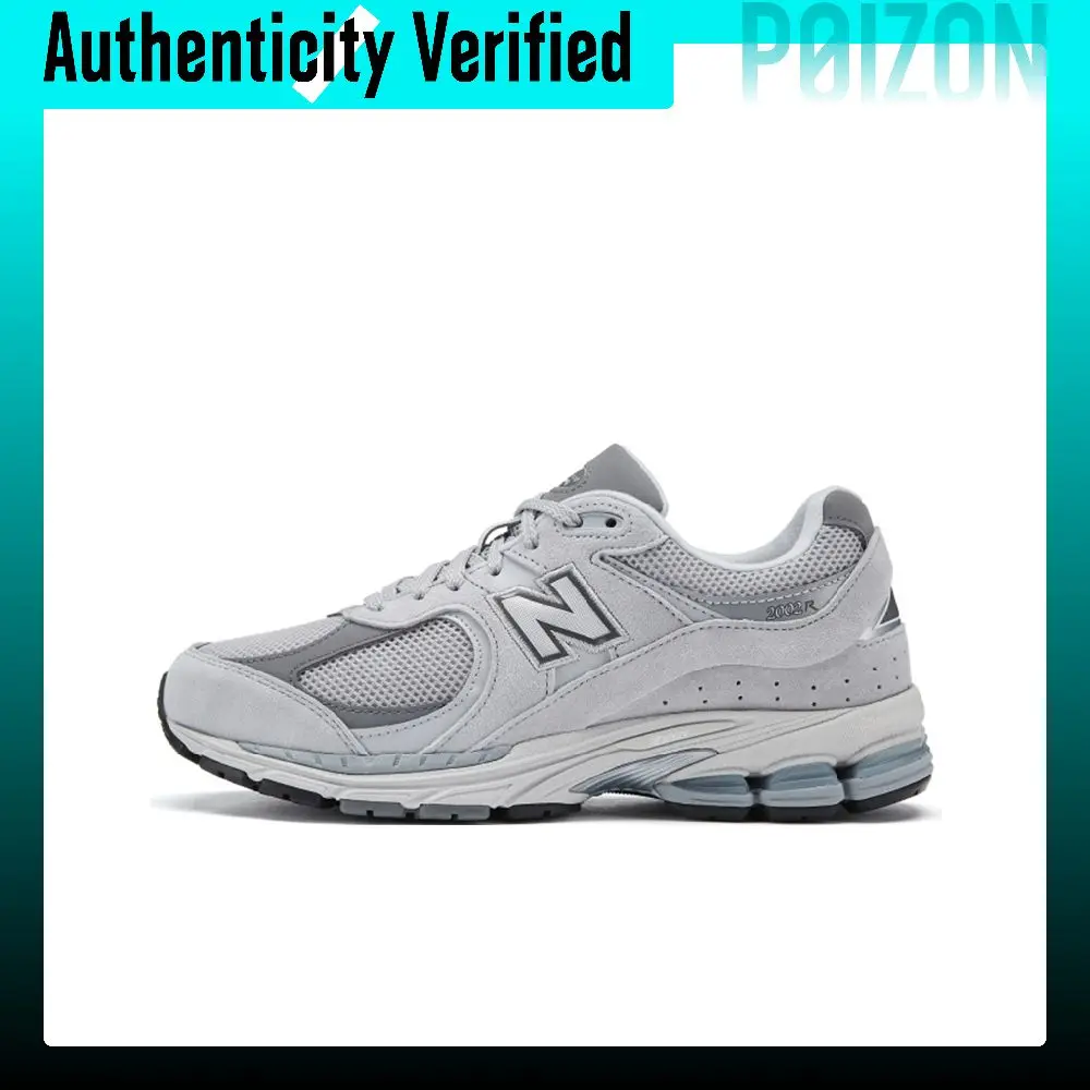 New Balance NB 2002R Mesh Low top Casual Running Shoes Unisex Mist Gray ML2002R0
