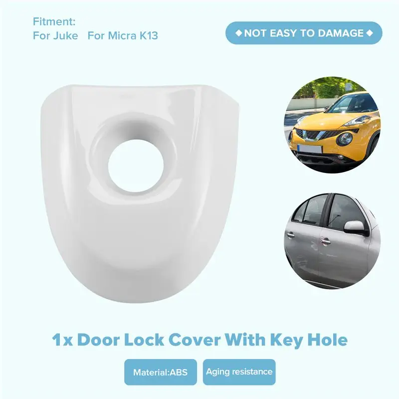 A65P-Car Door Lock Cover With Key Hole For Nissan Juke & Micra Drivers 806441KK0D Car Accessories