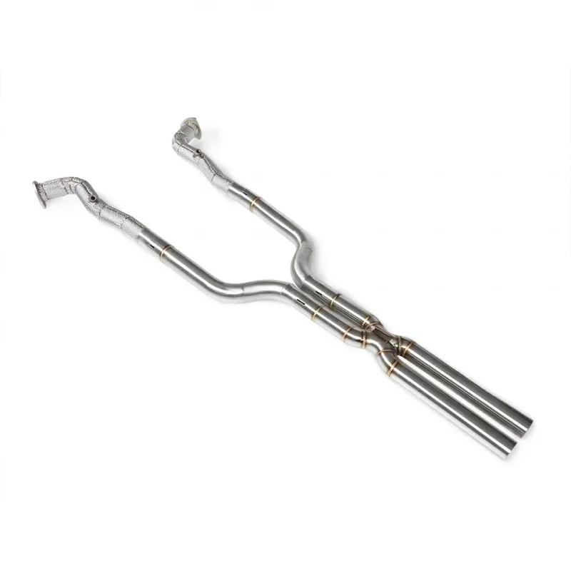 Precision X-Pipe Mid Section for Maserati Gran Turismo 4.2 2008-2023 Factory OEM Fitment Heat Shield Protection