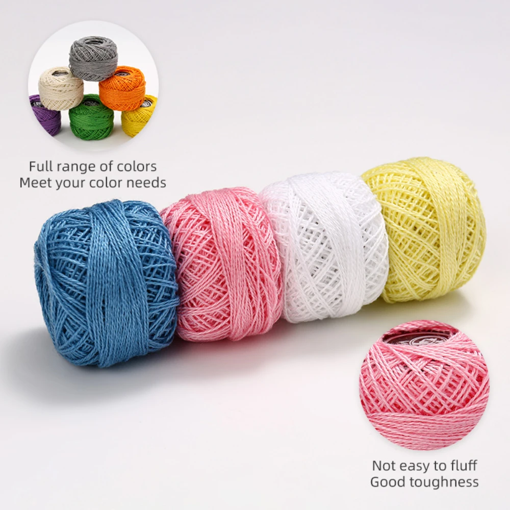 Colorful Cross Stitch Thread Embroidery Sewing Thread Diy Hand-Knitted Patch Thread Sewing Supplies