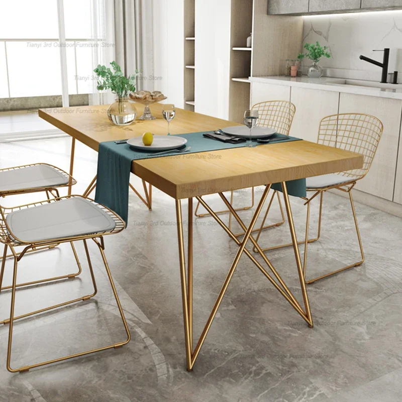 c13-Japanese Modern Dining Tables Coffee Dinette Wooden Kitchen Dining Tables Nordic Living Room Home Furniture Mesa Redonda