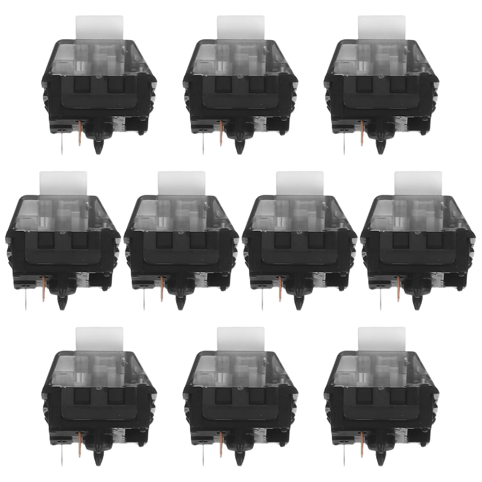 

10Pcs Gaming Keyboard Shaft Body White V2 Clicky Switches Mechanical Keyboard Switches for Speed Typing Gaming Accurate Feedback