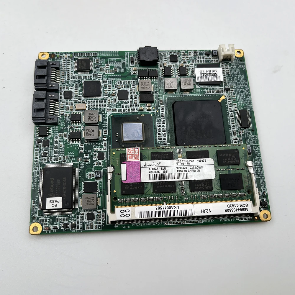 SOM-4463D ETX Industrial Motherboard.12 ETX Atom D525 For Advantech SOM-4463 REV.A1