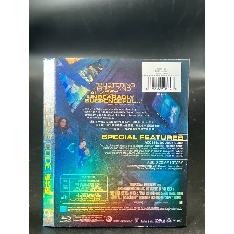 Source Code New BD Blu-ray Unopened Beautifully Boxed Collector's Edition Track English TRU