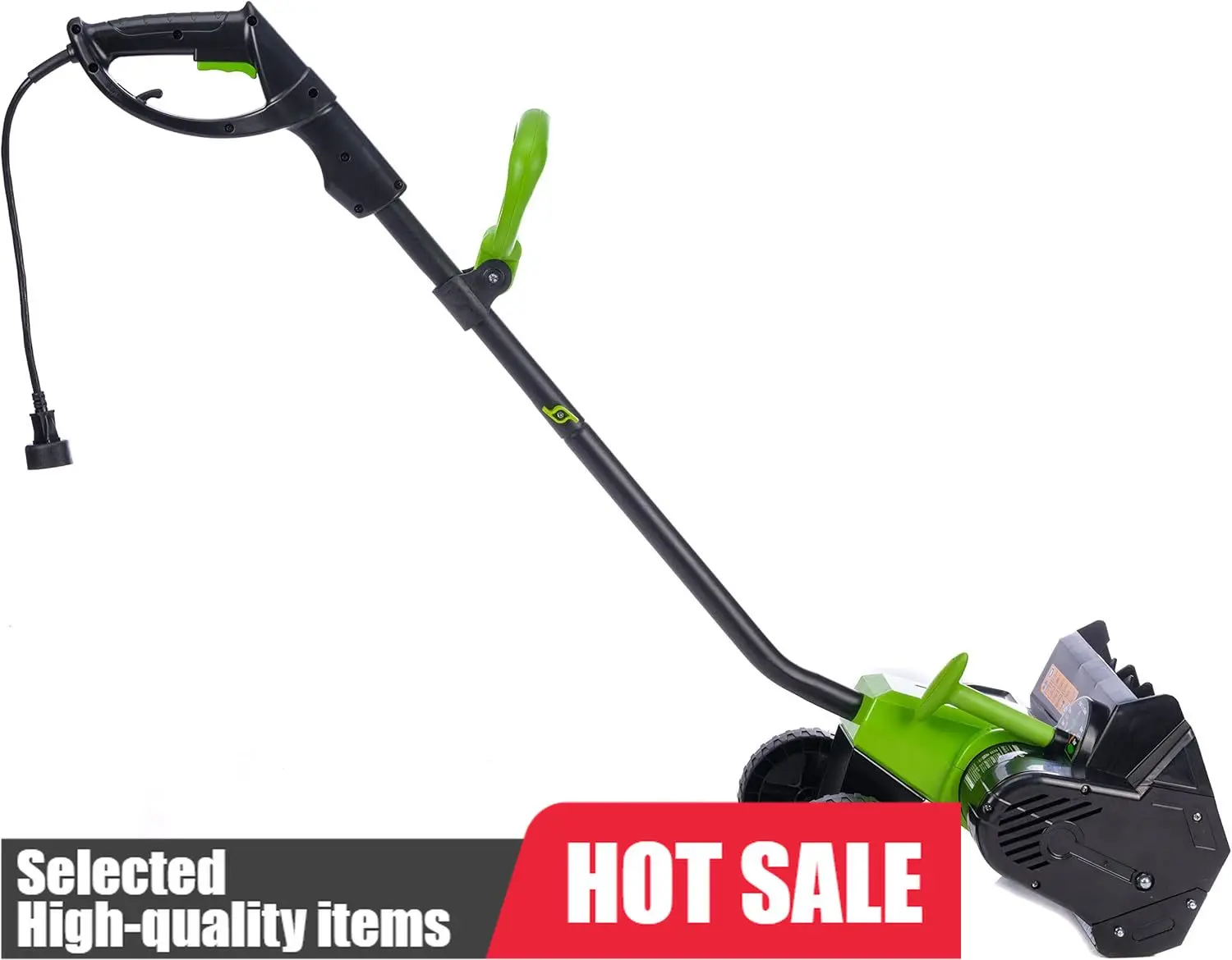 

Прочная и функциональная электрическая лопата для уборки снега с сетевым подключением, 12 А, ширина 16 дюймов, 430 фунтов/минута, SN70016