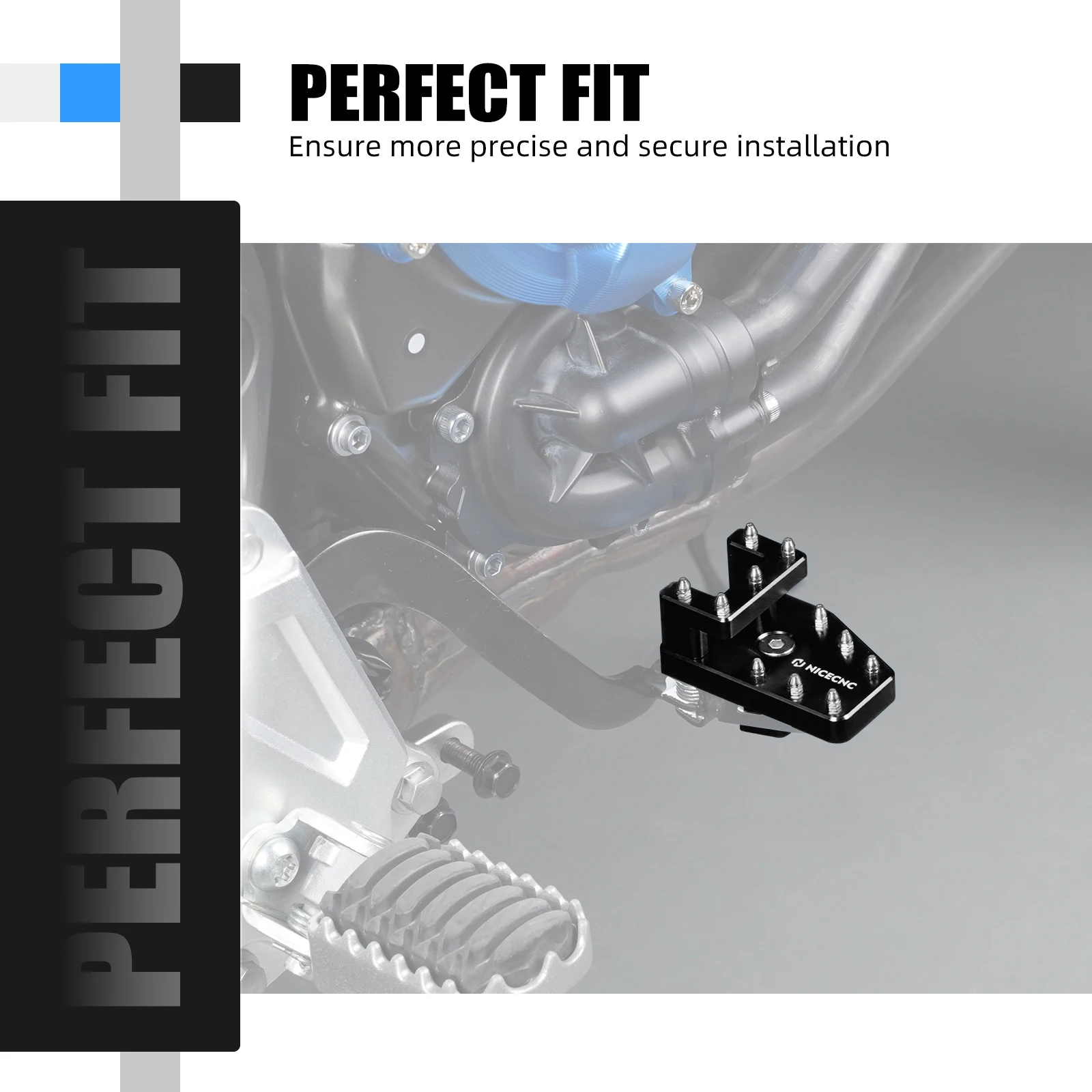 (EU-Lager) Für Yamaha Tenere 700 T700 XTZ700 2019-2024 Tenere 700 World Raid 2022-2024 DualControl Bremshebel-Pedalverlängerung – Detail 7