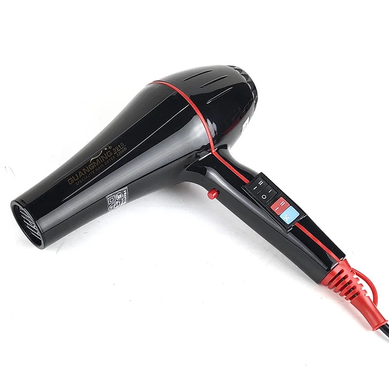 Big AC Motor Real 2200W Professional Powerful Hair Dryer Fast Heating Hot And Cold Adjustment Air Blow Dryer For Hair Salon Use