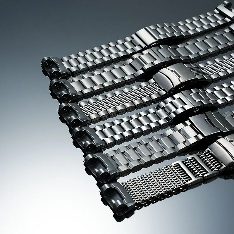 Do zegarka sportowego Casio Airmaster 5536 GR-B100/GB generacji stalowy pasek zmodyfikowany pasek do zegarka ze stali nierdzewnej akcesoria adapter