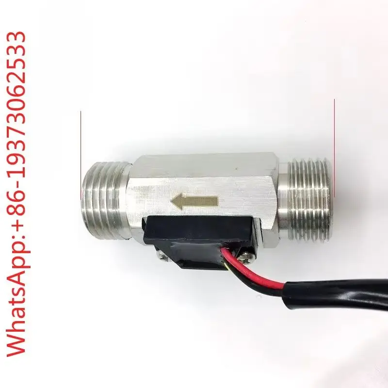 Flow Meter 1 Inch 304 Stainless Steel Water Flow Sensor NPN Pulse Signal Output