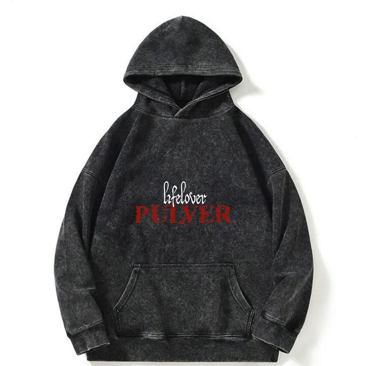 

Lifelover Pulver Text Art Мужчины Женщины Толстовки с длинным рукавом Теплый комфортный пуловер