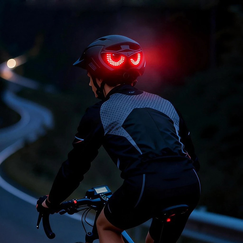 Smart LED Helmet Display (Without Helmet) - Bicycle Helmet LED Display, Ebike Helmet with App, Cycling Helmets with Turn Signals