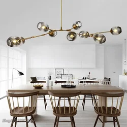 Modern Lamp Ceiling Lights for Living Room Lights Retro Loft Vintage Hanging Suspension Luminaire Led Ceiling Lamp Chandelier