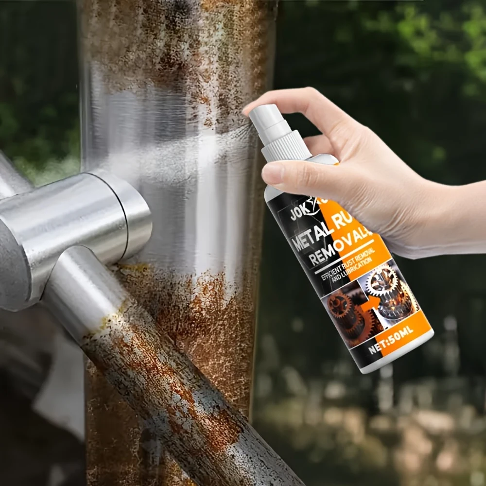 The Small White Bottle Contains a Metal Accessory Rust Renovation Spray That Polishes And Refreshes. It Is Suitable for Polishin