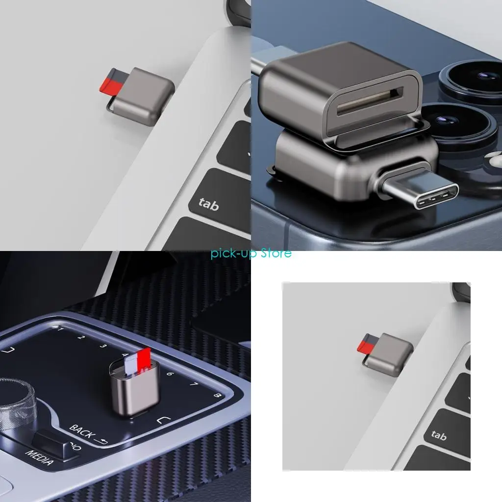 

Q5WA Легкий USB C Card Card/TF Card Reader для быстрого доступа к медиа -файлам