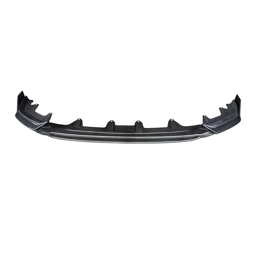 OEM/ODM For BMW 5 series G60 High Quality 100% Dry Carbon Fiber Front Bumper Spoiler Lip diffuser Body Kit