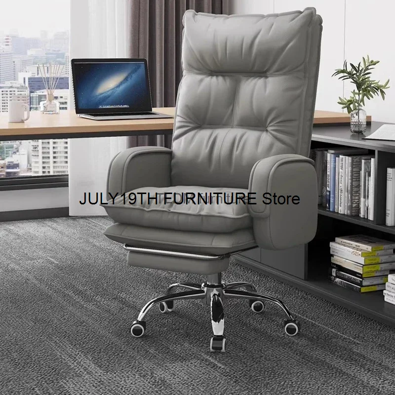 Mobile Adjustable Office Chairs Adjustable Executive Leather Massage Gaming Chair Design Wheels Cadeira Gamer Office Furniture