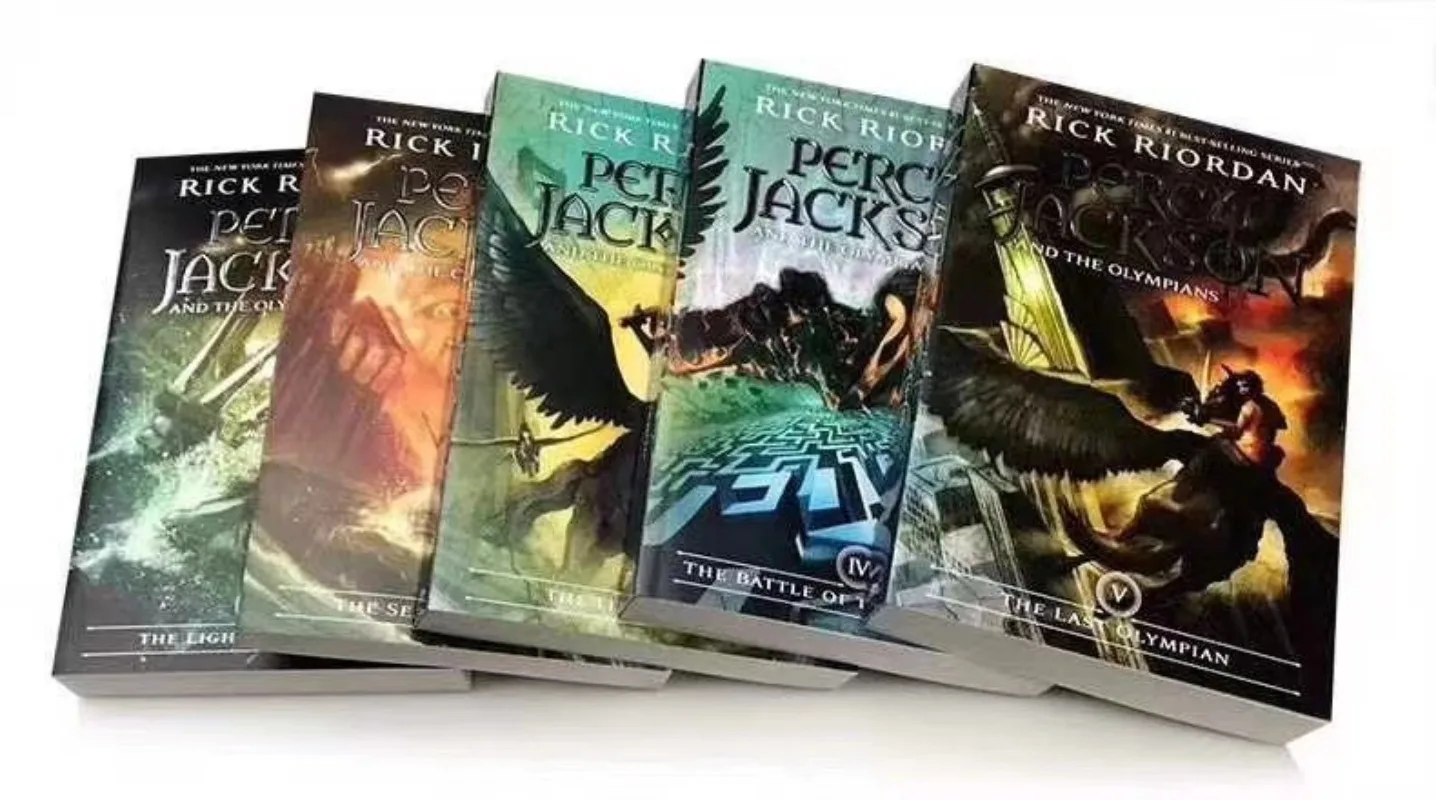 Inglés Original Percy Jackson Los olímpicos Percy Jackson y los olímpicos completos 5 volúmenes