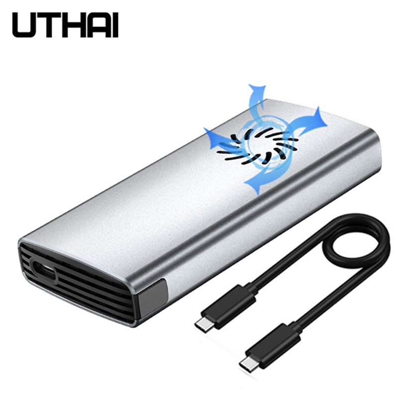  UTHAI M15 M.2 Solid State SSD Hard Disk Case 20G/10G Dual Protocol Sata to USB 3.1nvme10Gbps Mobile Hard Disk Case 3.1 