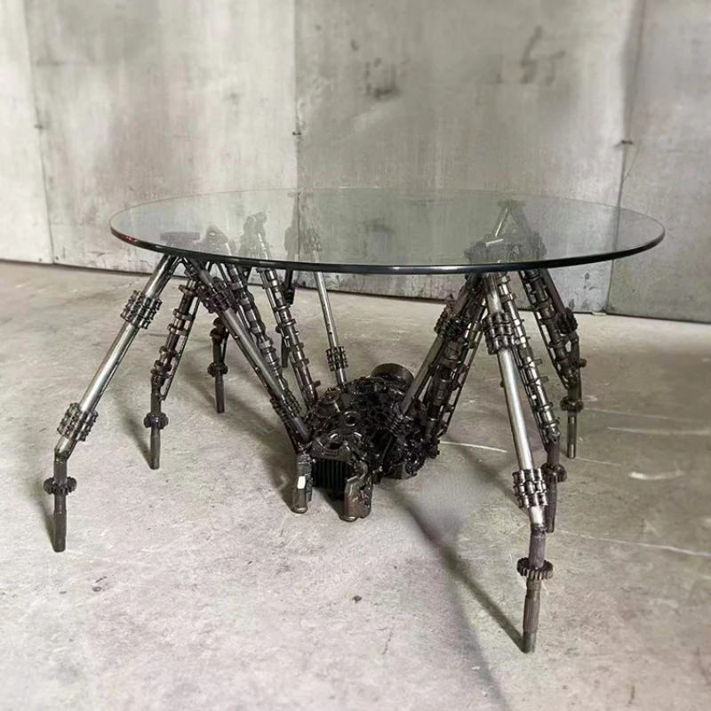 Retro metal spider animal coffee table home decoration ornaments