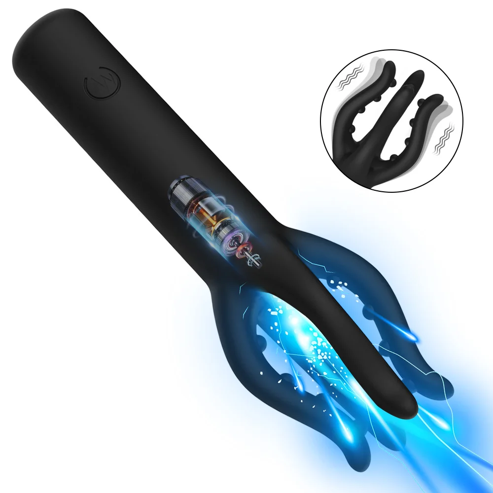 10 Speed Vibrating Sex Glans Trainer Penis Massage Male Masturbator Glans Vibrator Sex Toys for Men Lasting Delay Endurance Exer