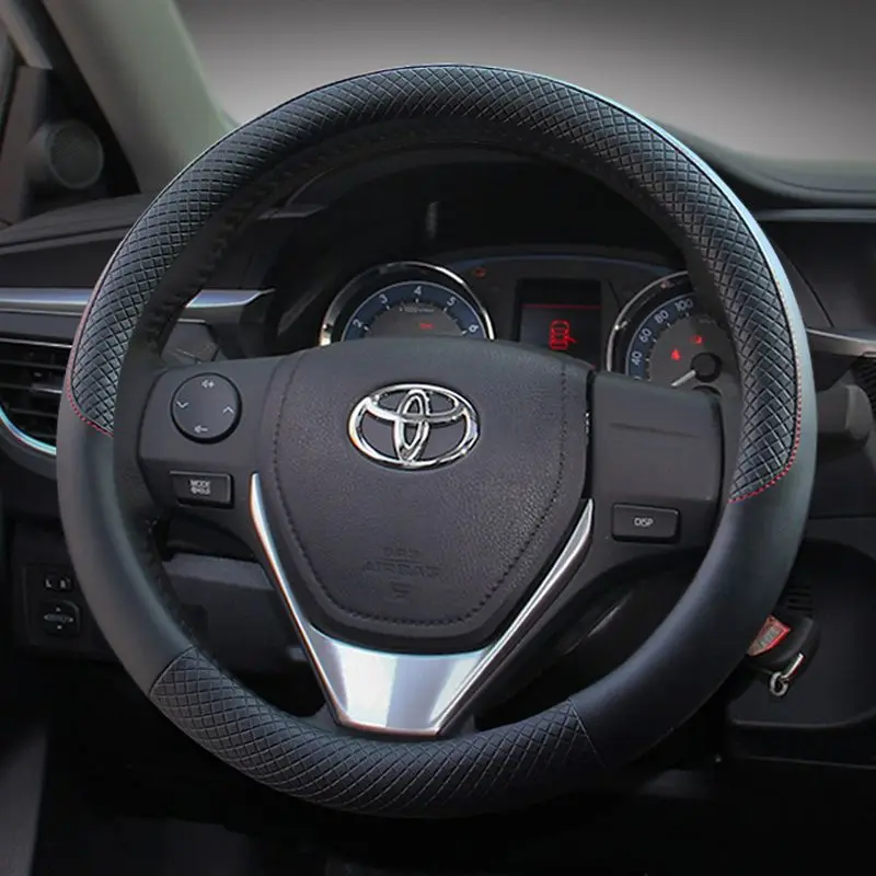 Accessories For Toyota Corolla Vios rav4 dual engine Rongfang Leiling car steering wheel cover four-season universal car handle
