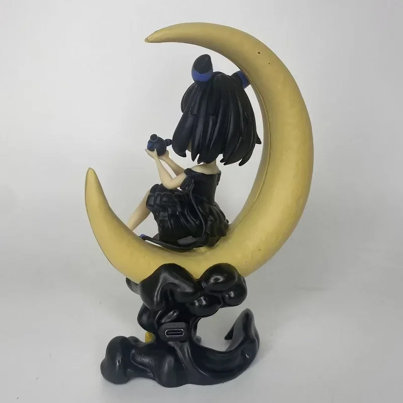 17cm anya forger como umbreon figura bonito cosplay menina com luz led anime modelo colecionável estátua aniversário presentes de natal brinquedo