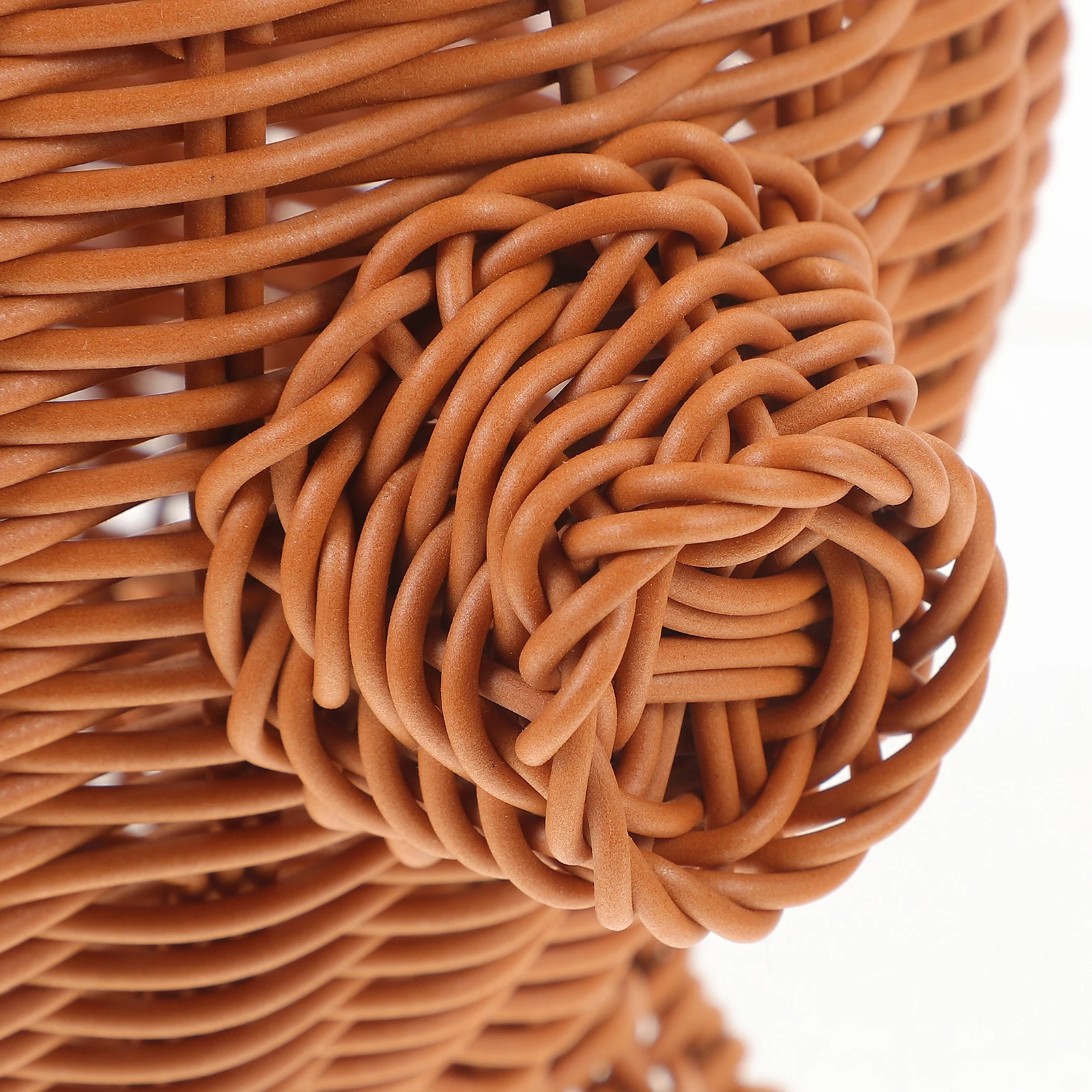 

Pig Shape Woven Storage Basket Fruit Snacks Organizer Home Kitchen Container Pp Iron Lid Desktop Basket Rustic Style