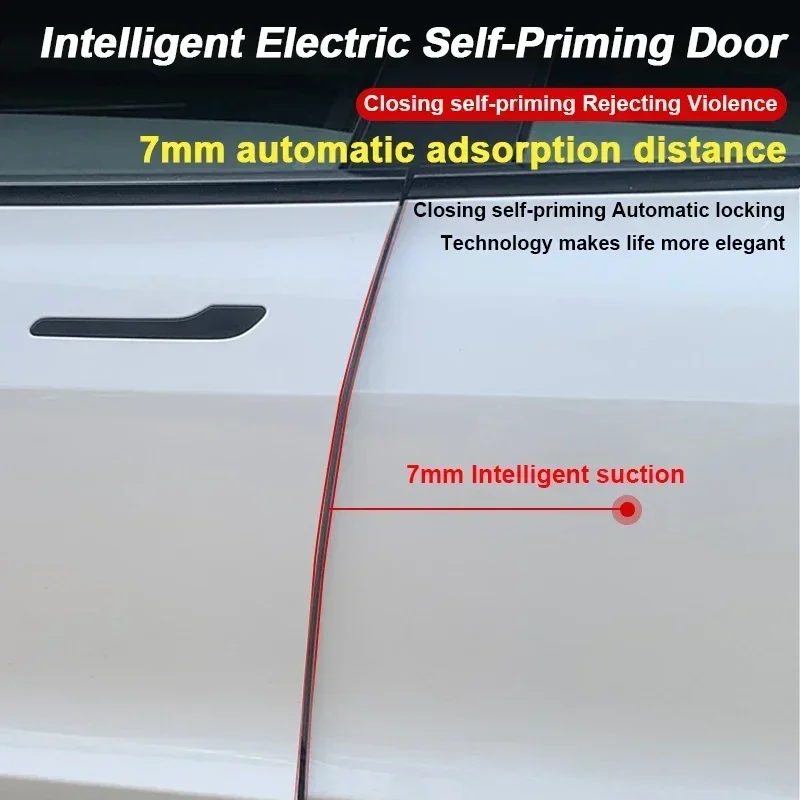 Smart Electric Suction Door Lock 2024 Model 3 Highland for Tesla ModelY Automatic Soft Close Anti Pinch Super Silence Accessorie