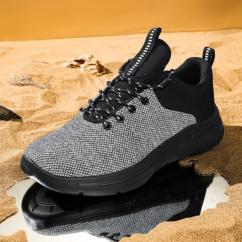 

YRZL Men's Walking Shoes 2025 Summer Mesh Sneakers Lightweight Slip Resistant Comfortable Loafers Casual Sports Shoes for Men