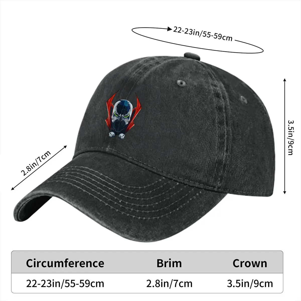 Face Essential Baseball Cap Men Hats Women Visor Protection Snapback Spawn Comic Caps