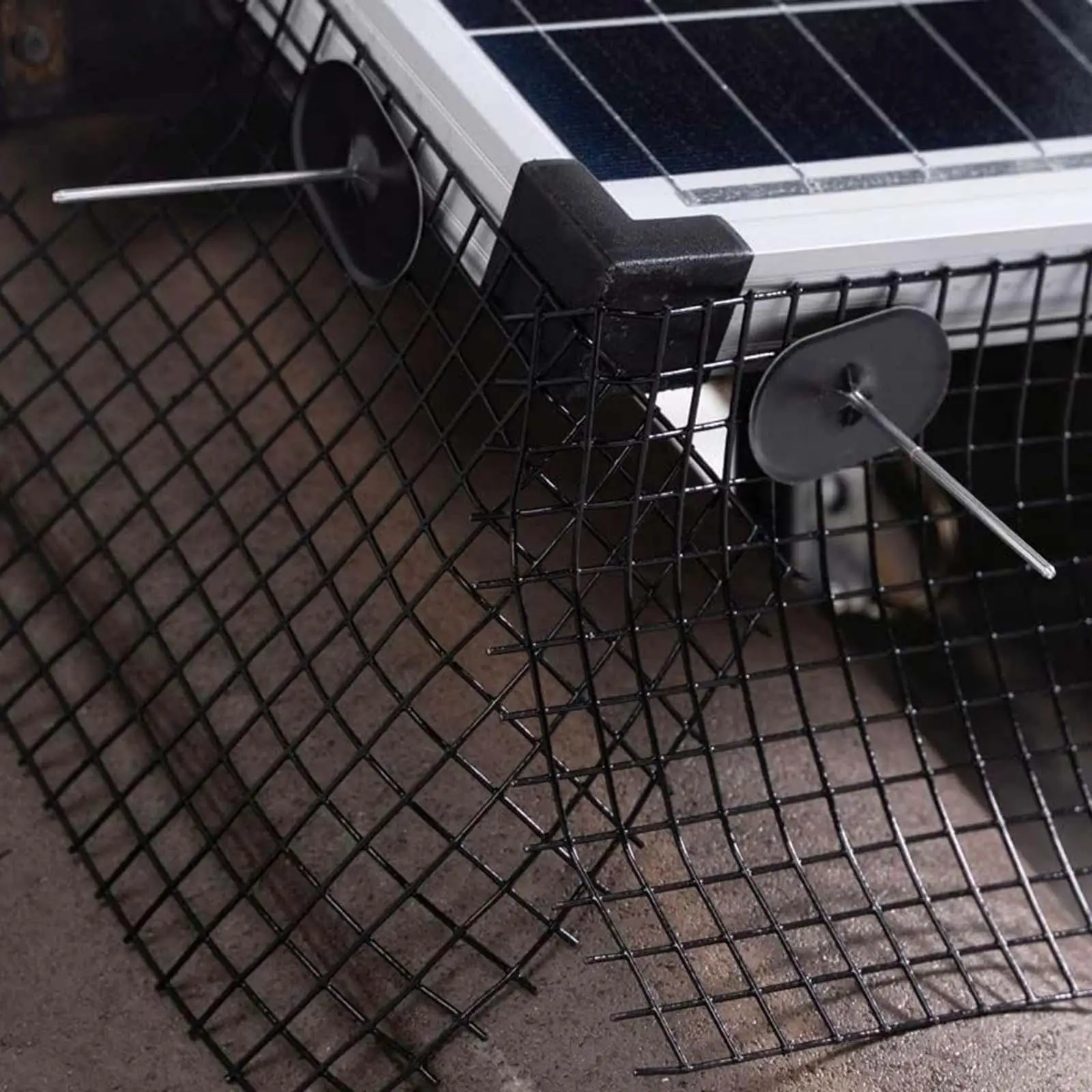 Bird Guard Fasteners Clips Stainless Steel Durable Mesh J Hook for Solar Panel Critter Proofing Installation