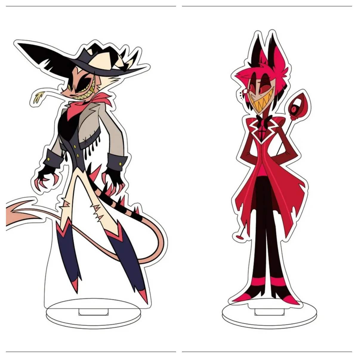 15 سنتيمتر أنيمي تأثيري الاكريليك حامل الحلي Alastor السير Pentious آدم طرد الأرواح الشكل حامل هدايا عيد الميلاد