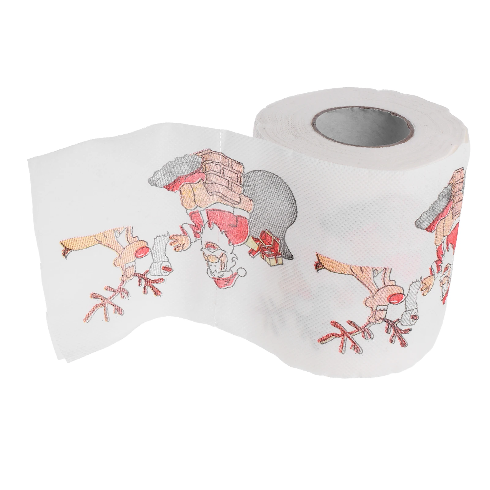 

Christmas Paper Tissue Friendly Safe Napkins Xmas Santa Printed Decorations Toilet Table Gift