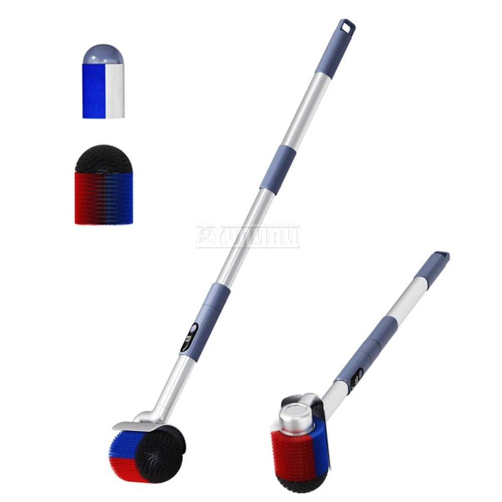 

Electric Cleaning Brush LED Drum Handle Retractable Multifunctional Cleaning Brush Cleaning Floor Rugs Cleaning Machine 5V2A