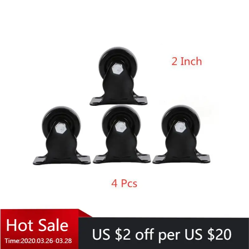 

4 Packs 2 Inch Directional Wheel Low Center Of Gravity Silent Wear Resistant Industrial Caster