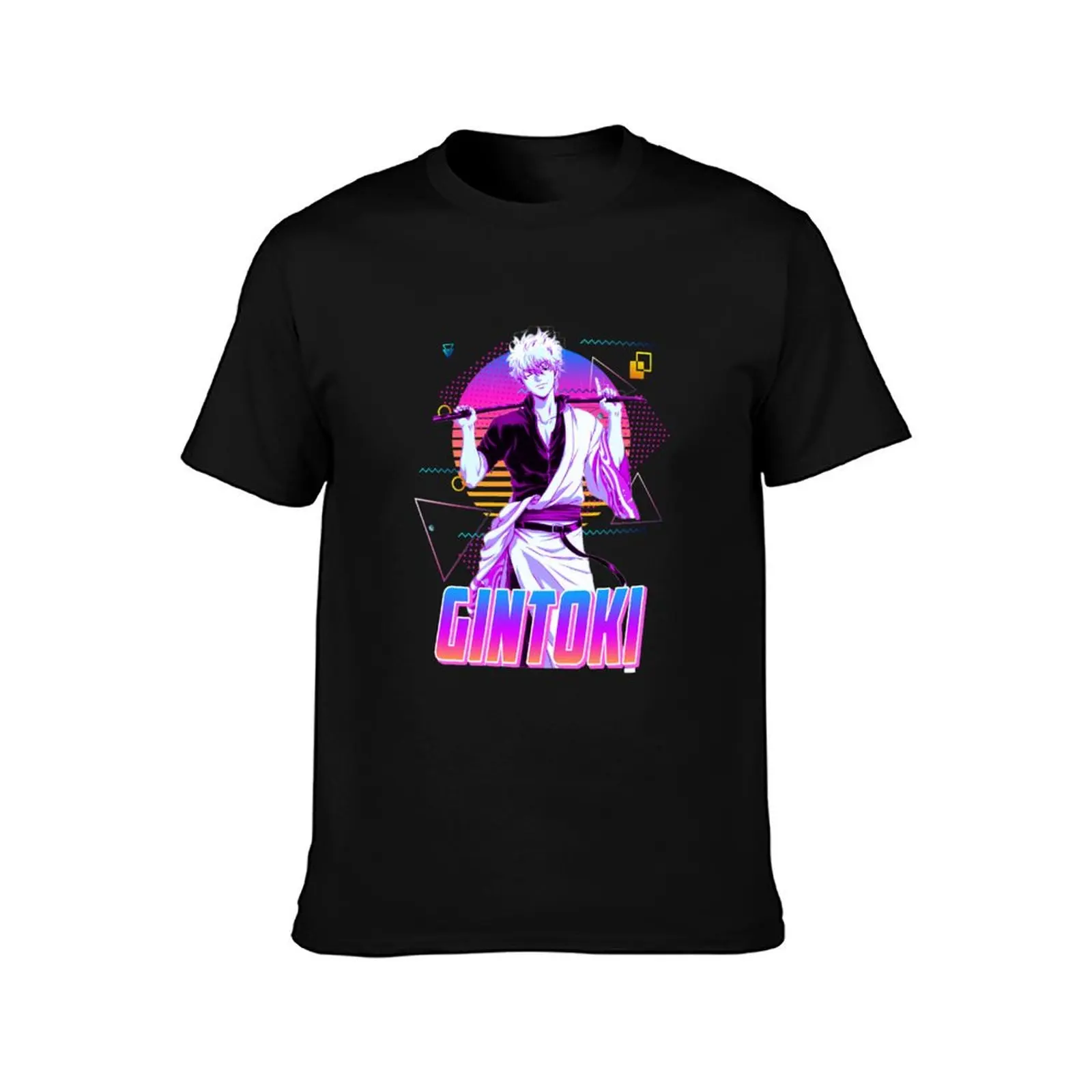 Gintoki Sakata - Retro Art T-Shirt Lightweight Casual Summer T-Shirt