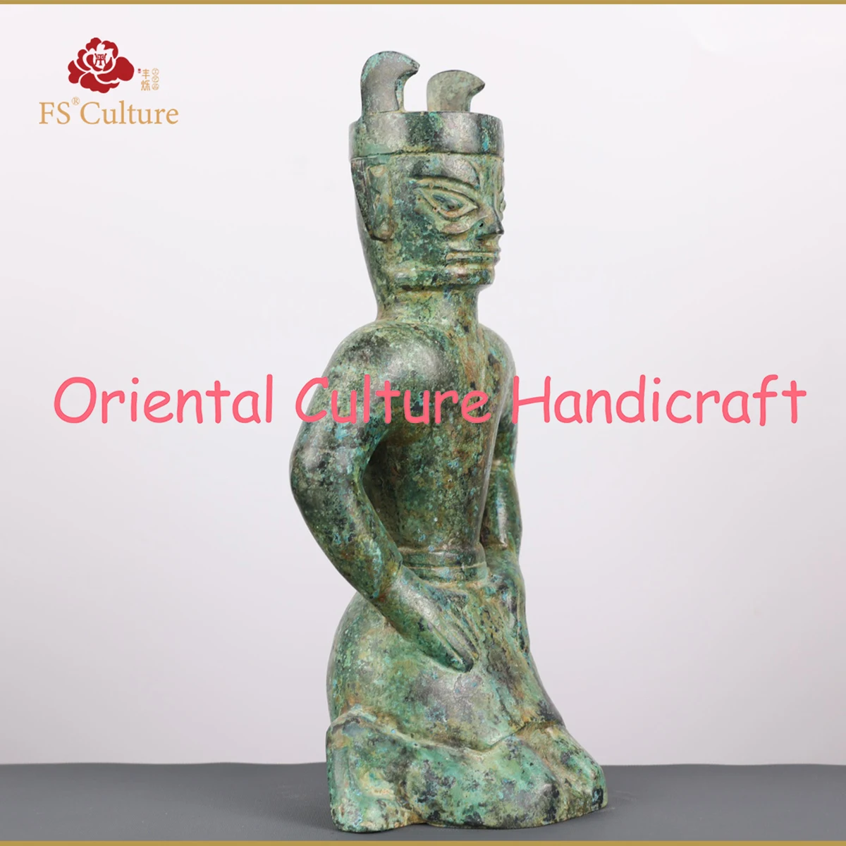 Chinese Sanxingdui Ruins Bronzes, Character Modeling, Home Accessories, Exquisite Handicrafts, Worth Collecting